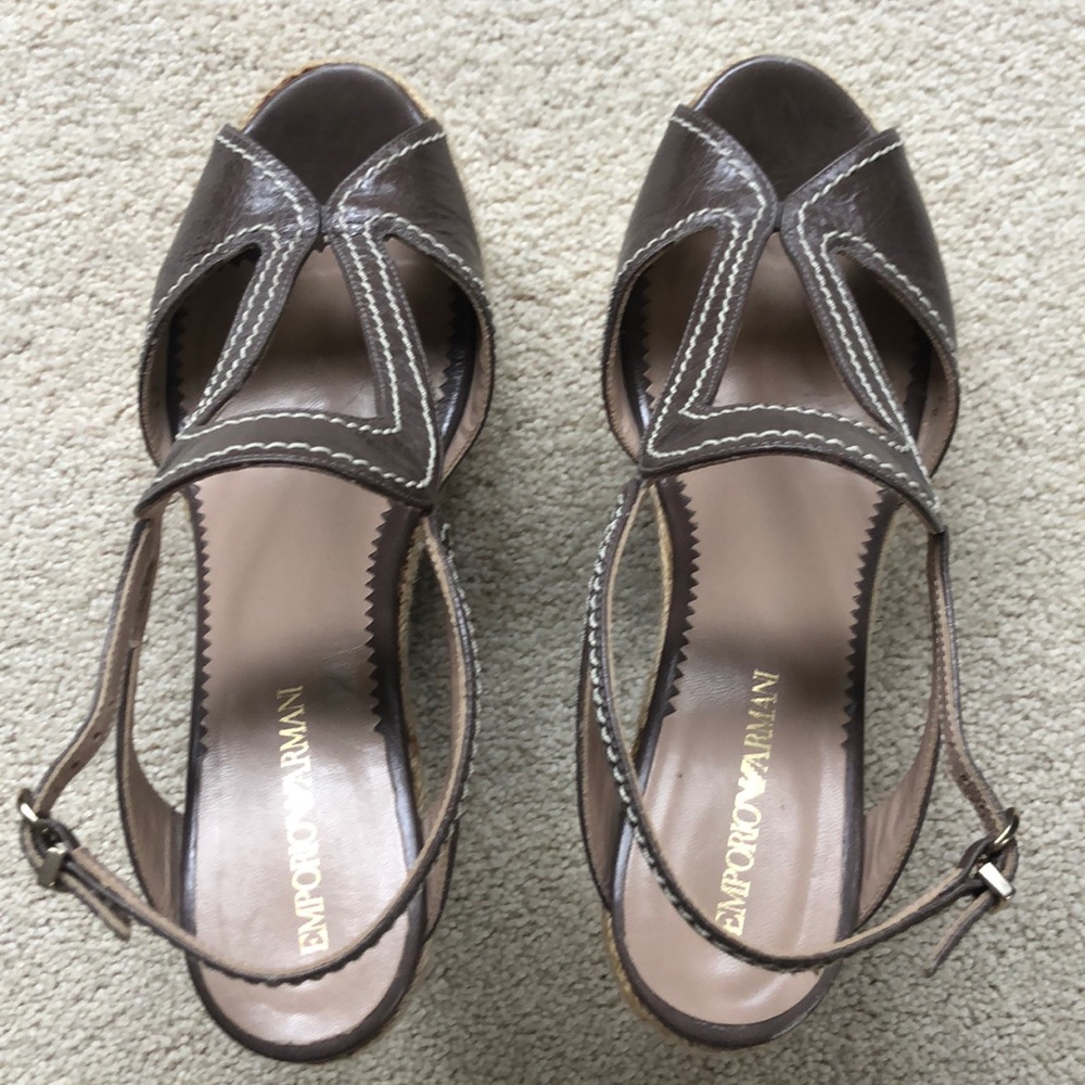 Emporio Armani Wedge Sandals